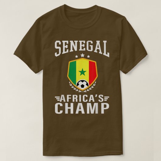 Senegal Senegalese Jersey Soccer 2022 Team T-shirt (Design voorkant)