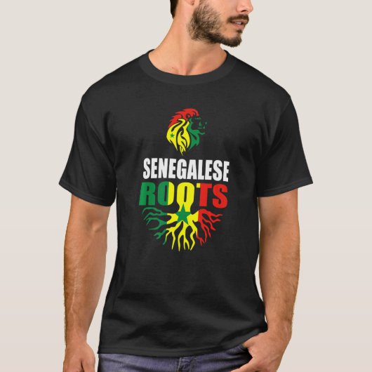 Senegal Senegalese Roots Senegal T-shirt (Voorkant)