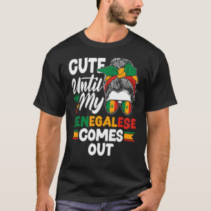 Senegal Senegalese vlag vaart tot mijn Senegalese T-shirt