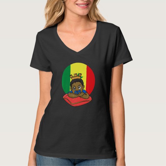 Senegal Senegalese West Africa Proud Prince Boy So T-shirt (Voorkant)