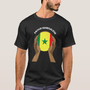 Senegal Senegalese West Afrika Proud Heart Love Fl T-shirt