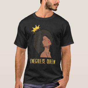 Senegal Senegalese West-Afrika Proud Princess Quee T-shirt