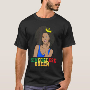 Senegal Senegalese West-Afrika Proud Princess Quee T-shirt