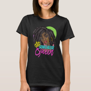 Senegal Senegalese West-Afrika Proud Princess Quee T-shirt