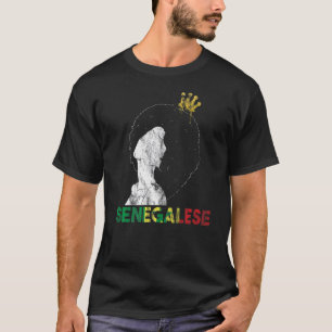 Senegal Senegalese West-Afrika Proud Princess Quee T-shirt