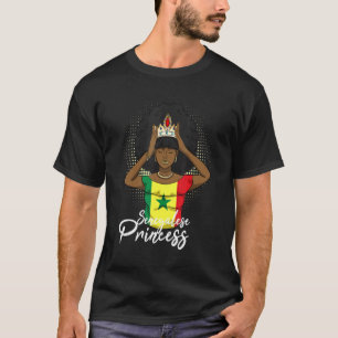 Senegal Senegalese West-Afrika Proud Princess Quee T-shirt