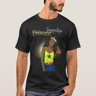 Senegal Senegalese West-Afrika Proud Princess Quee T-shirt