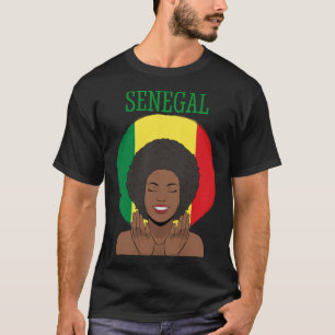 Senegal Senegalese West-Afrika Proud Princess Quee T-shirt