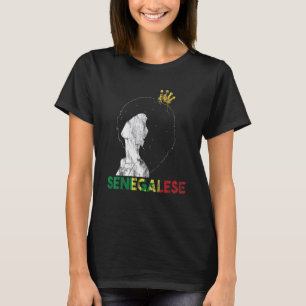 Senegal Senegalese West-Afrika Proud Princess Quee T-shirt