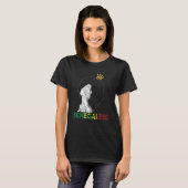 Senegal Senegalese West-Afrika Proud Princess Quee T-shirt (Voorkant volledig)