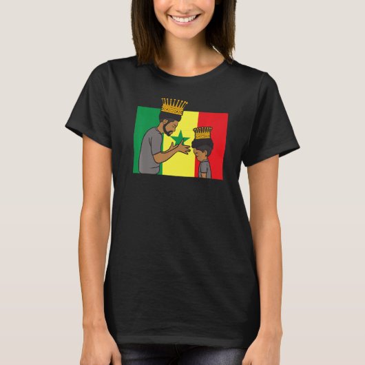 Senegal Senegalese West-Afrika schreef Prins Boy S T-shirt (Voorkant)