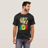 Senegal Senegalese West-Afrika troep nu tot rust T-shirt (Voorkant volledig)