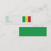 Senegal - Skinny Mini Visitekaartje (Voorkant / Achterkant)