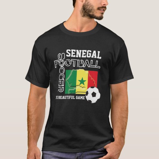 SENEGAL Soccer Football T-Shirt (Voorkant)
