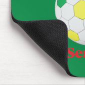 Senegal Soccer Muismat (Hoek)