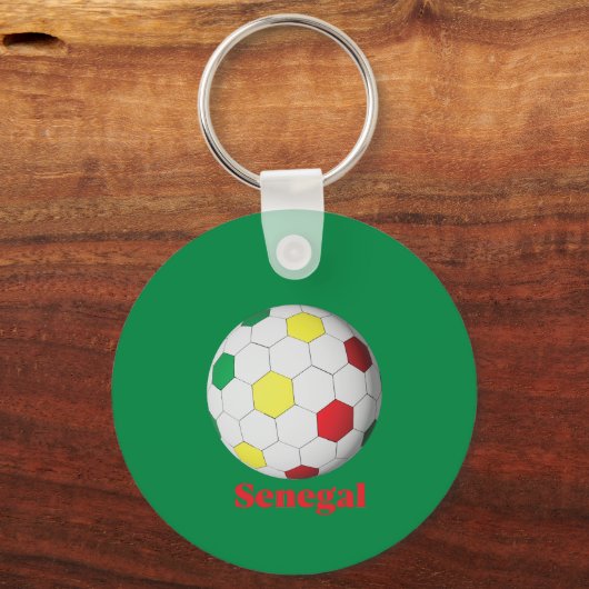 Senegal soccer sleutelhanger (Achterkant)