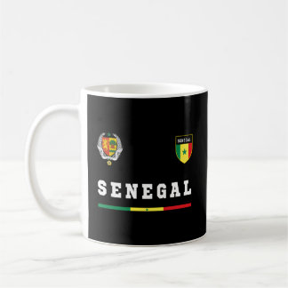 Senegal Sportvoetbal Jersey Flag Football Dakar Koffiemok