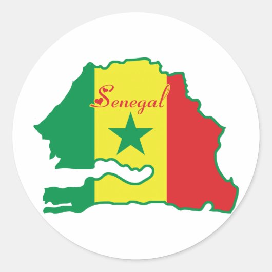 Senegal Sticker (Voorkant)