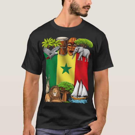 Senegal T-shirt (Voorkant)