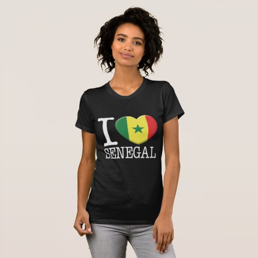 Senegal T-shirt (Voorkant volledig)
