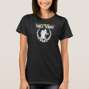 Senegal Table Tennis Senegalese Ping Pong Support T-shirt