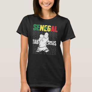 Senegal Table Tennis Support Senegalese pingpong T-shirt