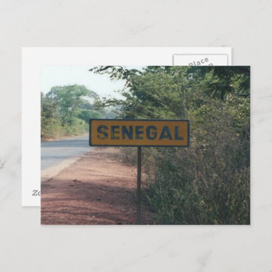Senegal, Tafel, Zeichen Briefkaart (Voorkant / Achterkant)