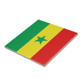 Senegal Vlag Keramische Tegels Tegeltje (Zijkant)