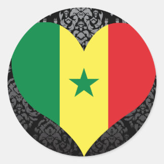 Senegal-vlag kopen ronde sticker