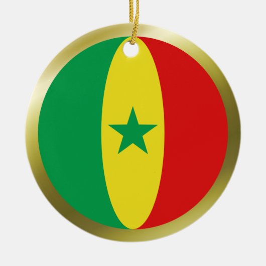 Senegal Vlag Ornament (Voorkant)