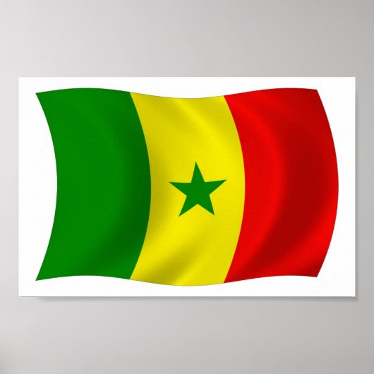 Senegal Vlag Poster Print (Voorkant)