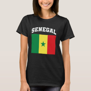 Senegal Vlag Senegalese Erfgoed Cultuur Senegales T-shirt