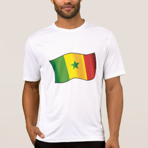 Senegal Vlag Senegalese Trots Groen Geel Rood T-shirt
