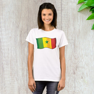 Senegal Vlag Senegalese Trots Groene Geel Rood T-shirt