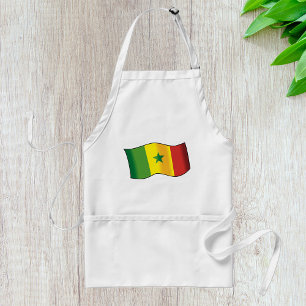 Senegal Vlag Senegalese Trots Groene Gele Rode Standaard Schort