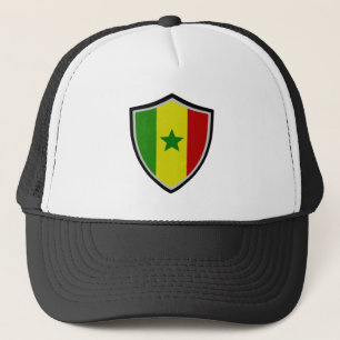 Senegal vlagvrachtwagen trucker pet