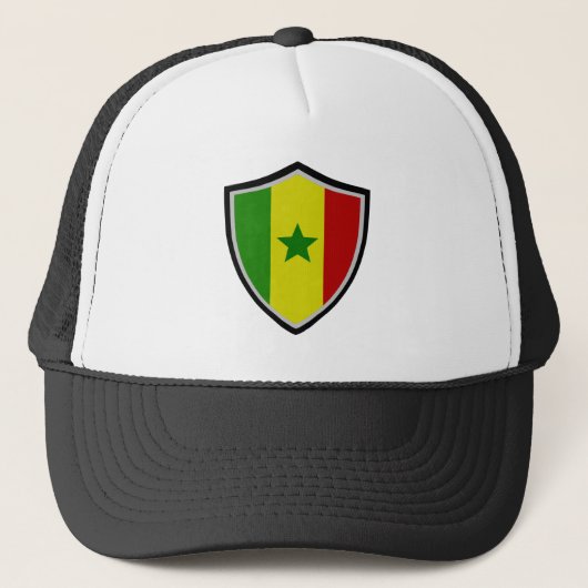 Senegal vlagvrachtwagen trucker pet (Voorkant)