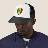 Senegal vlagvrachtwagen trucker pet (In situ)