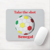 Senegal Voetbal Muismat (Met muis)