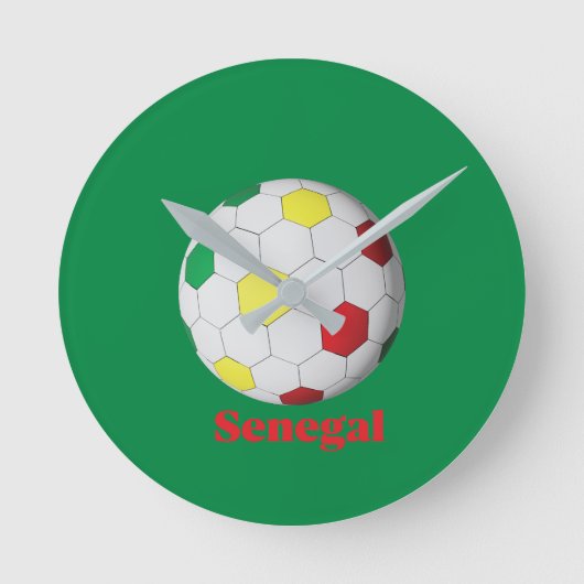Senegal Voetbal Ronde Klok (Voorkant)