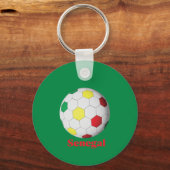 Senegal voetbal sleutelhanger (Voorkant)
