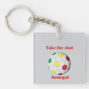 Senegal Voetbal Sleutelhanger