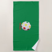 Senegal voetbal strandlaken (Voorkant)