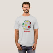 Senegal Voetbal T-shirt (Voorkant volledig)