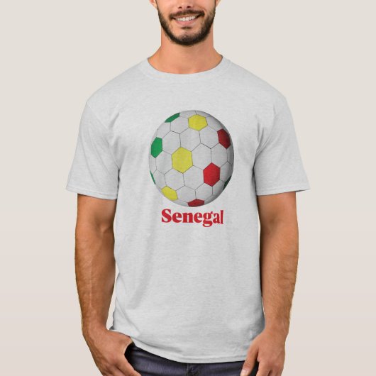 Senegal Voetbal T-shirt (Voorkant)