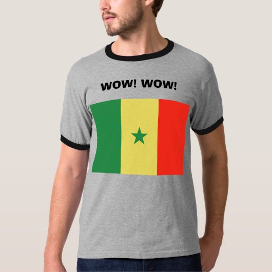 senegal, WOW. WOW! T-shirt (Voorkant)