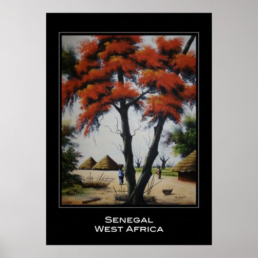 Senegalese Art Poster (Voorkant)