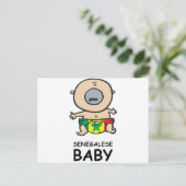 Senegalese Baby Briefkaart (Staand voorkant)