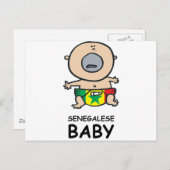 Senegalese Baby Briefkaart (Voorkant / Achterkant)