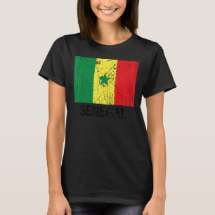 Senegalese Senegalese vlag Pride Senegalese vlag T-shirt